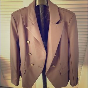 Iman faux leather jacket size medium